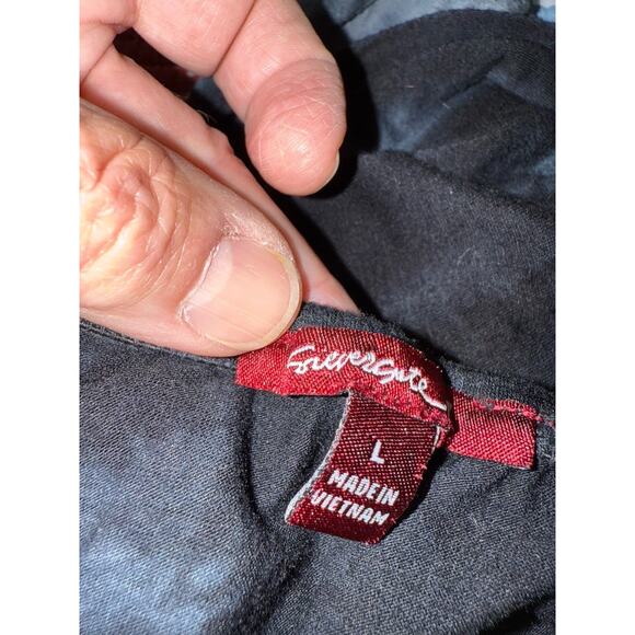 Forever Cute Tie Dye T-Shirt Material Halter Top Jumpsuit Romper Sz L - Picture 8 of 8